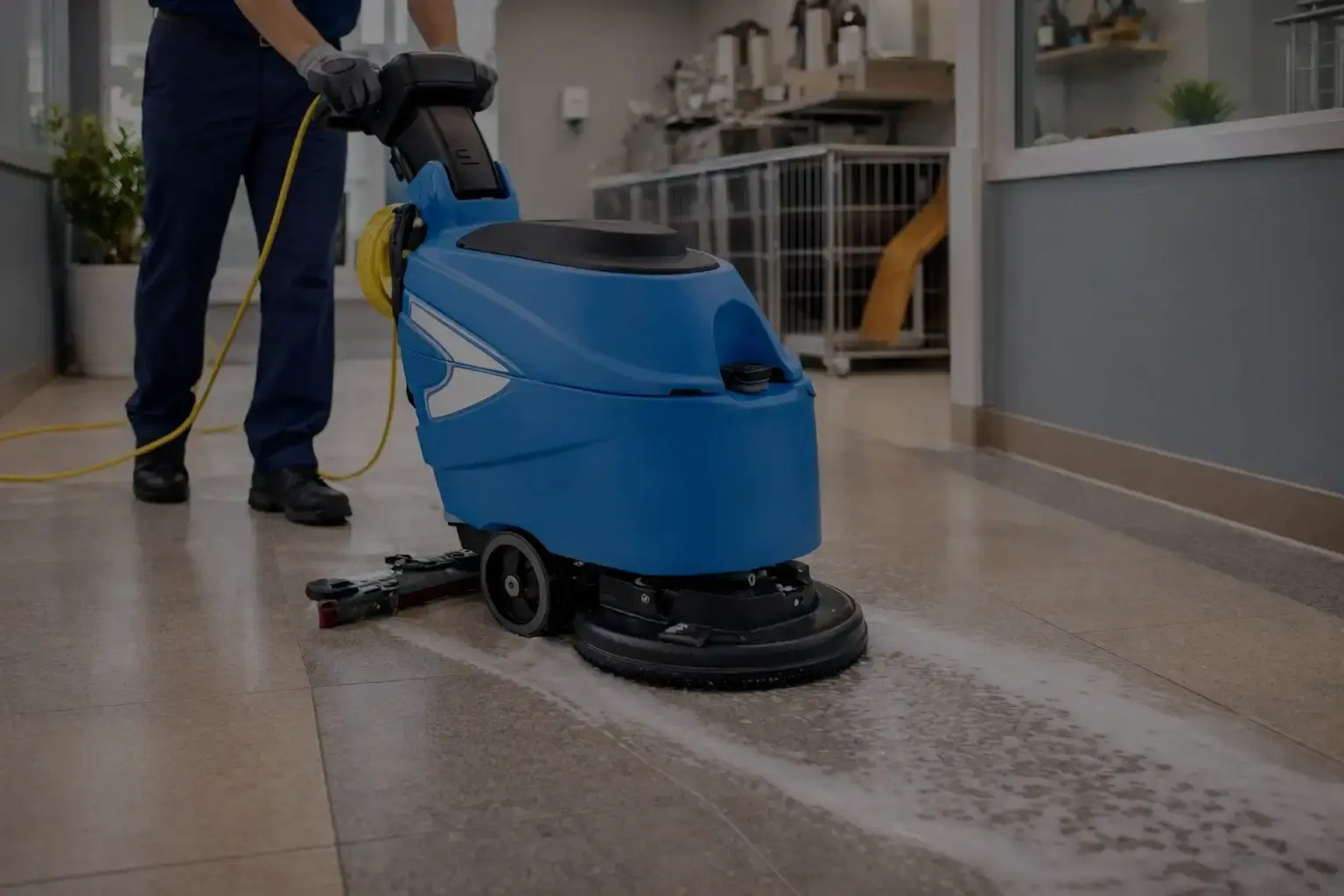 Commercial Hard Floor Scrubbing & Sanitization Services in South Jersey hero