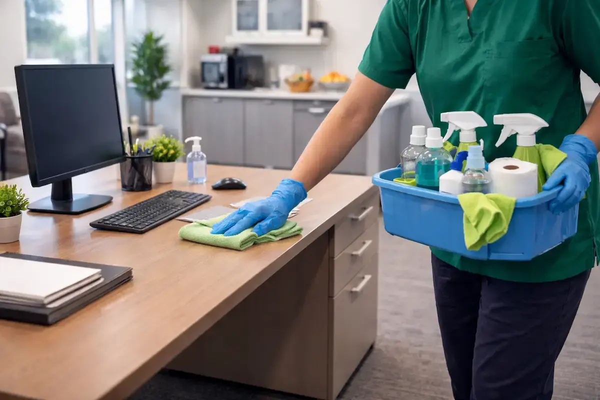 Office & Workplace Cleaning Services in South Jersey in action