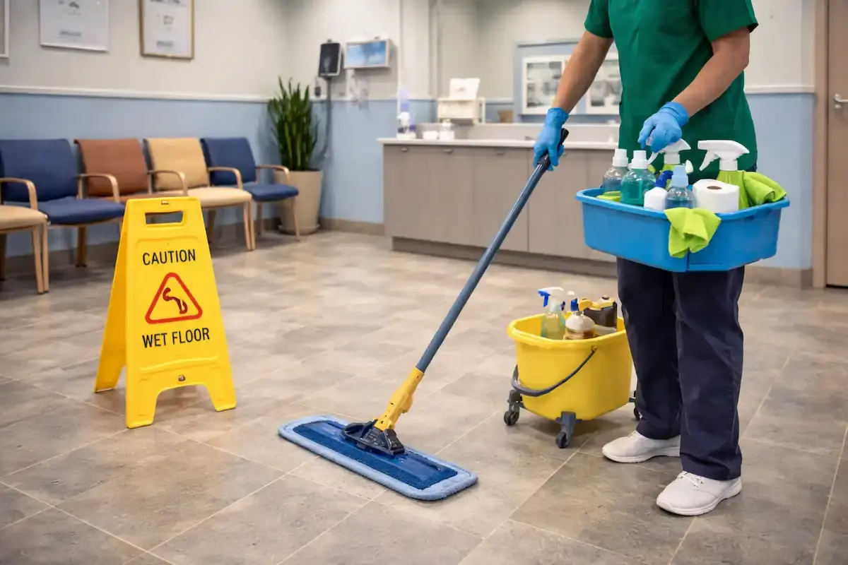 Veterinary & Medical Facility Cleaning Services in South Jersey in action