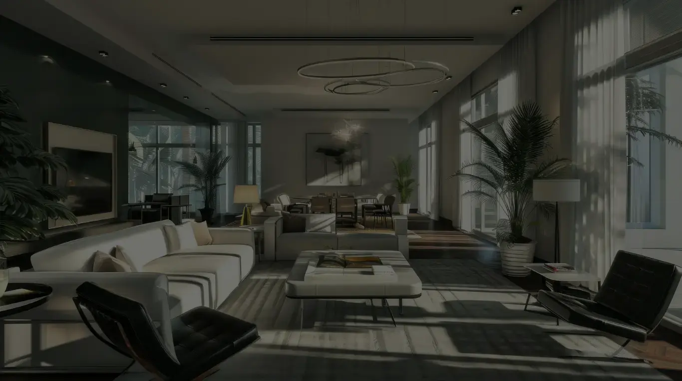 Professional house cleaning services in South Jersey with a freshly cleaned living room